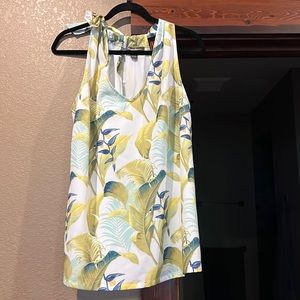 Tommy Bahama Sleeveless shoulder tie blouse